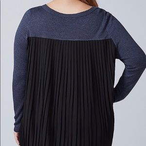 Pleated Back Sweater